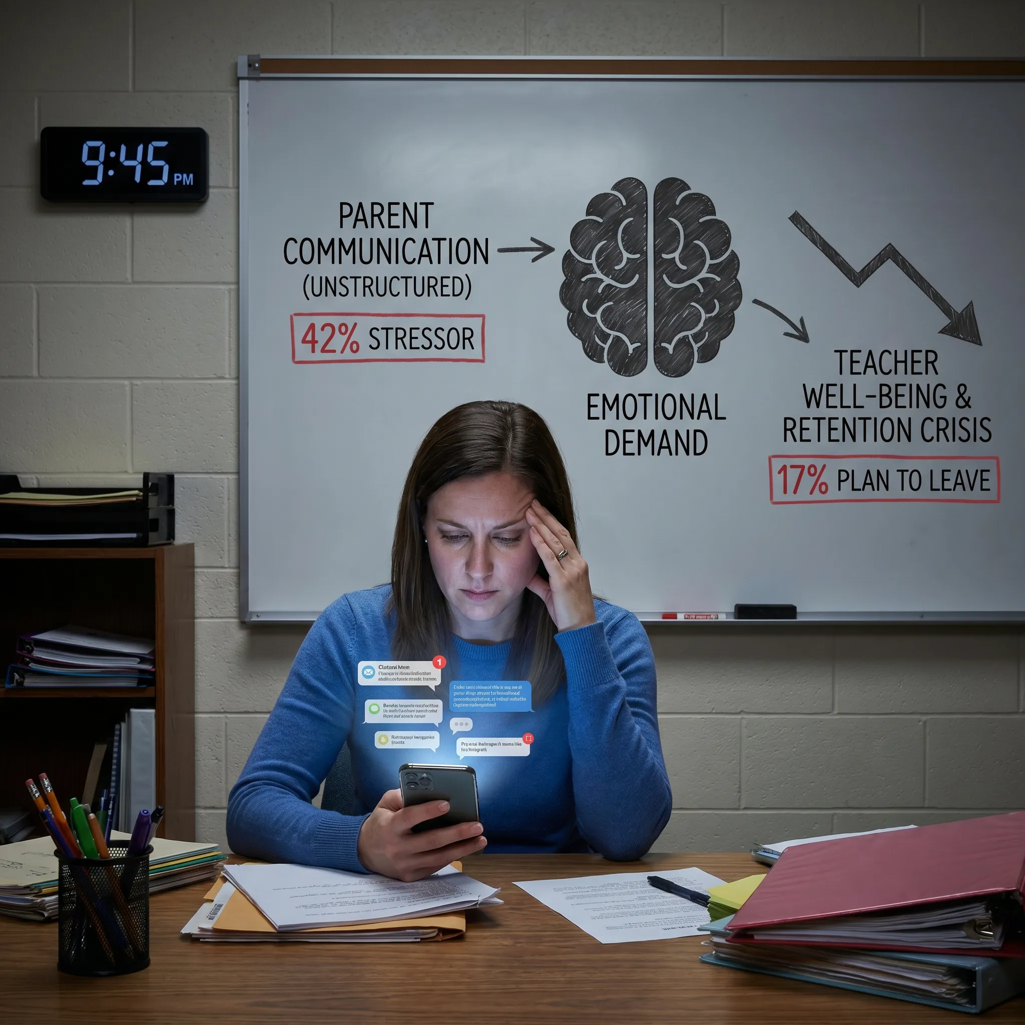 TALIS 2024 and Teacher Burnout: Why Parent Communication Is a Retention Crisis