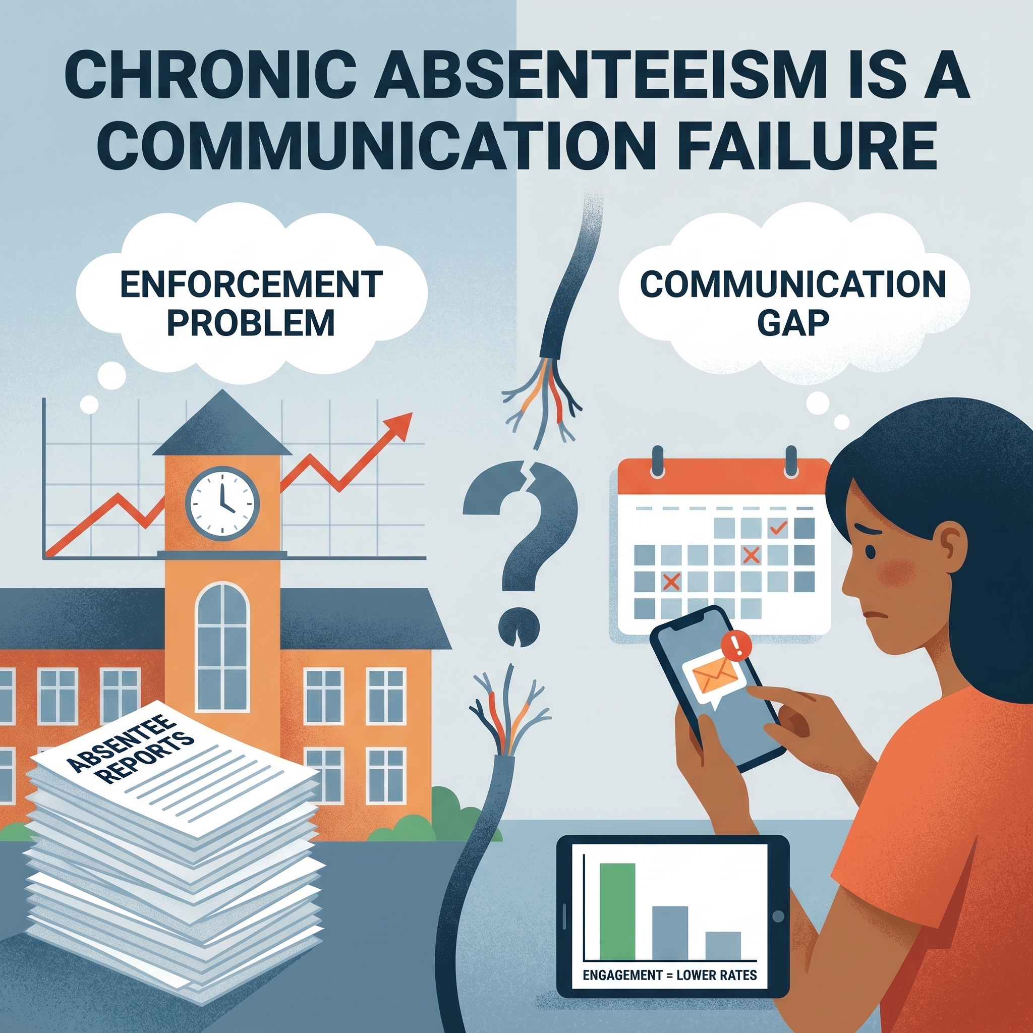 Chronic Absenteeism Is a Communication Failure — Here Is the Research Schools Are Missing